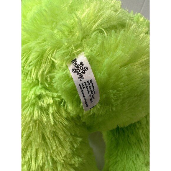 Toy Factory Large Sloth Neon Green Plush Stuffed Big Glitter Eyes 21" Easter - Picture 4 of 4
